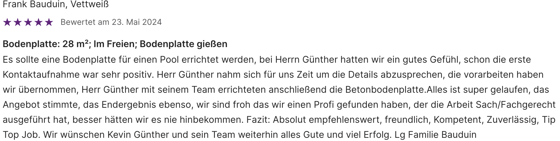 Kundenbewertung 15