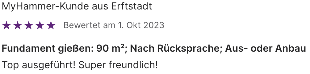 Kundenbewertung 16